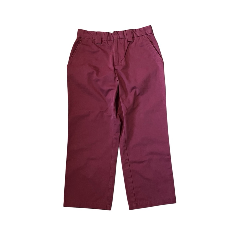 Stussy Burgundy Straight-Leg Pants